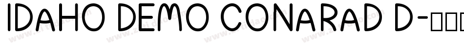 IDAHO DEMO CONARAD D字体转换